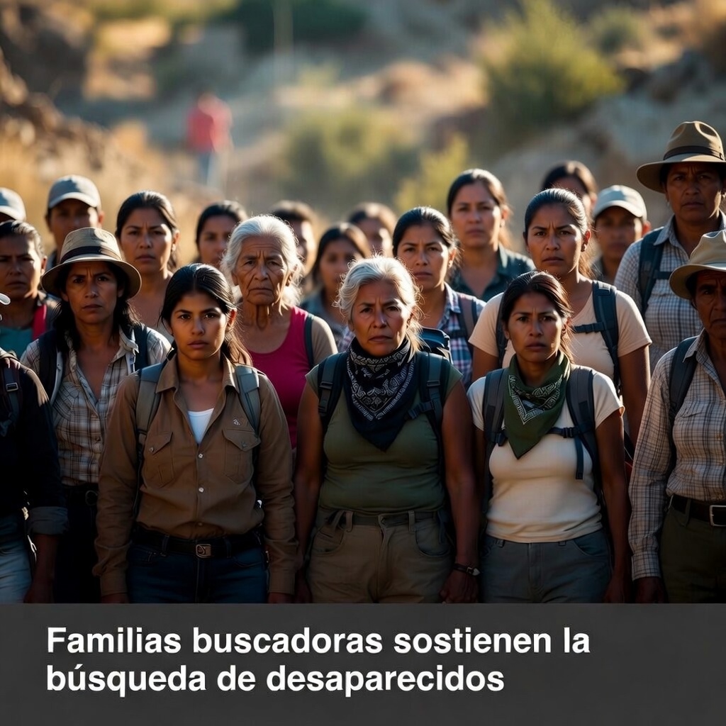 Familias buscadoras sostienen la búsqueda de desaparecidos