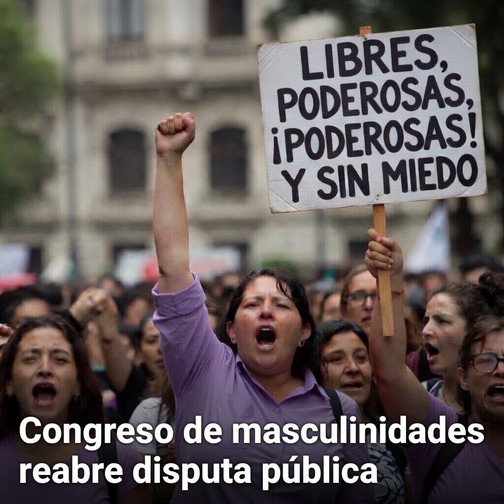 Congreso de masculinidades reabre disputa pública