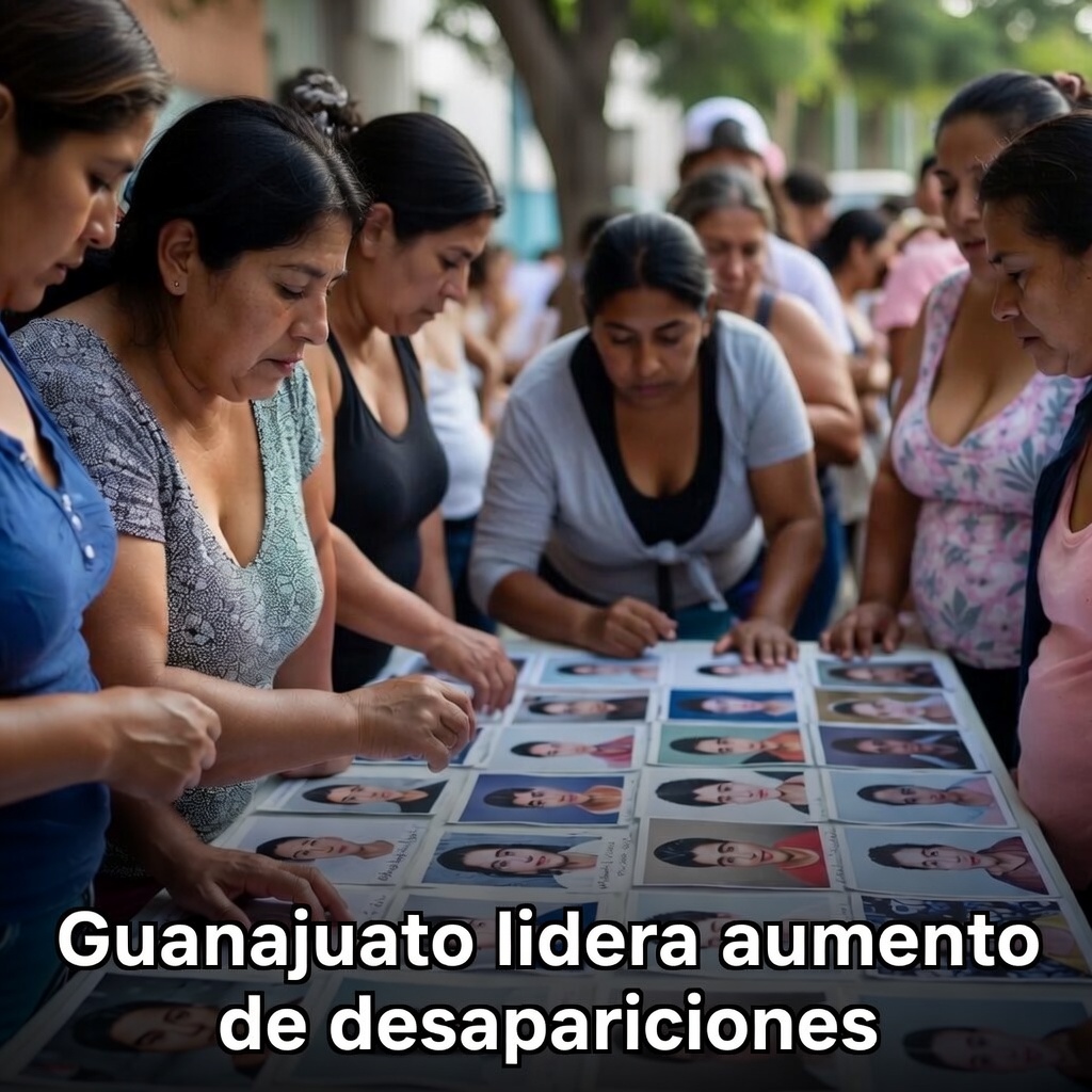 Guanajuato lidera aumento de desapariciones