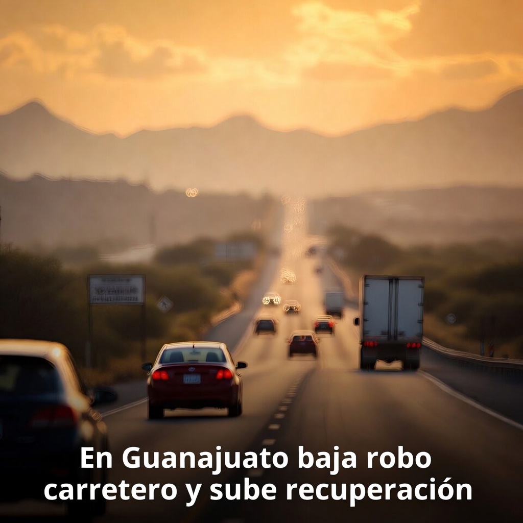 Baja robo carretero y sube recuperación