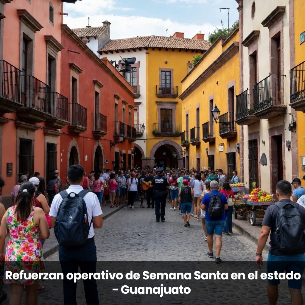 Refuerzan operativo de Semana Santa en el estado