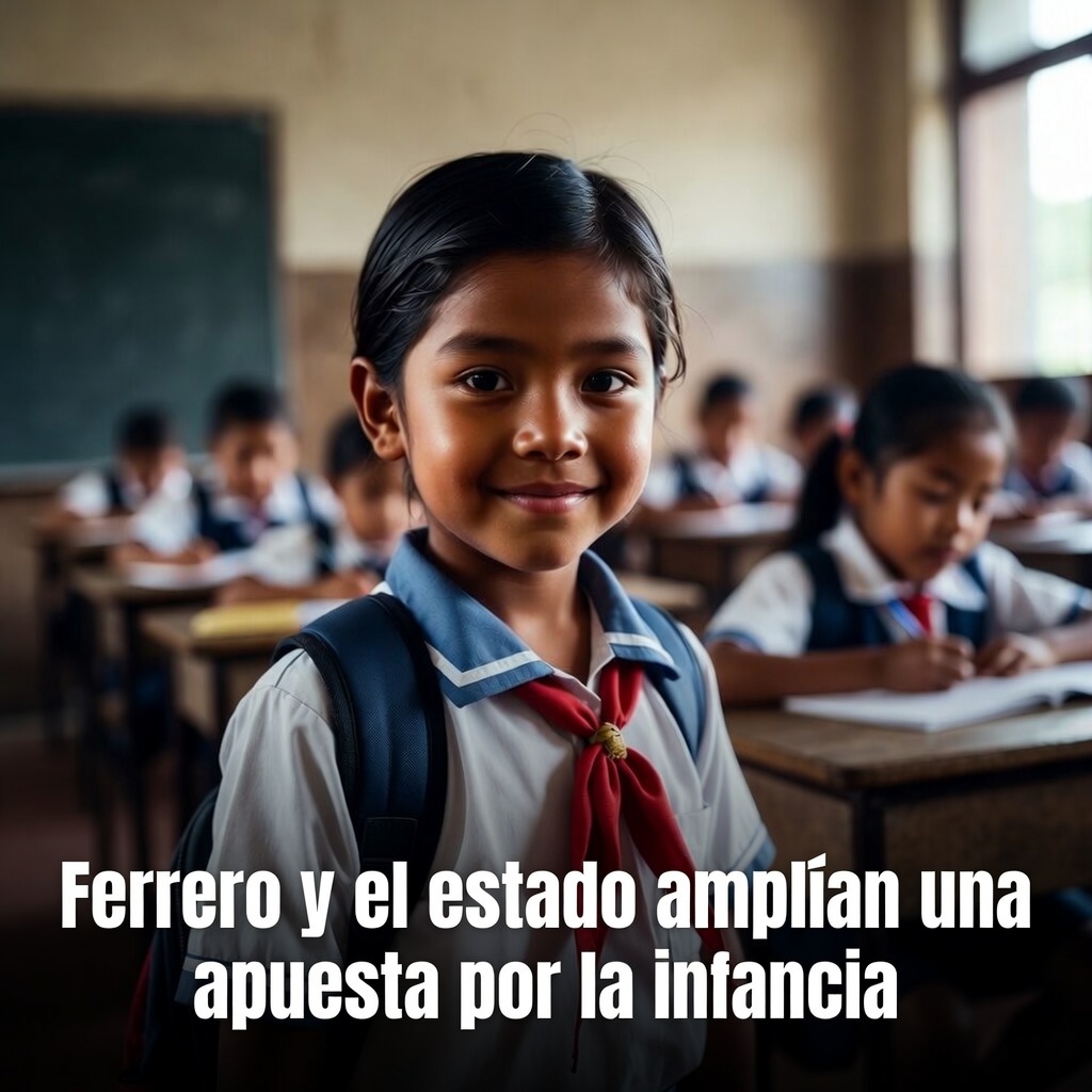 Ferrero y el estado amplían una apuesta por la infancia