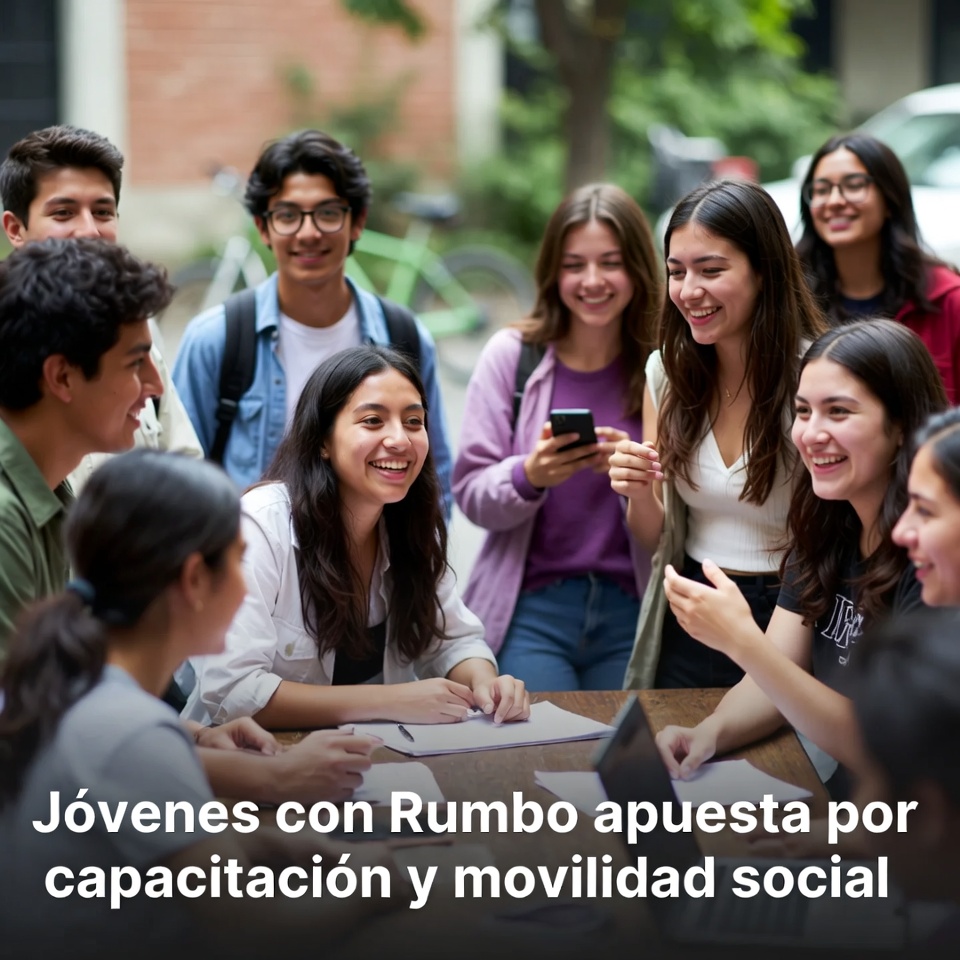Jóvenes con Rumbo apuesta por capacitación y movilidad social