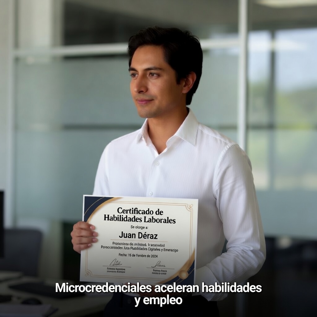 Microcredenciales aceleran habilidades y empleo