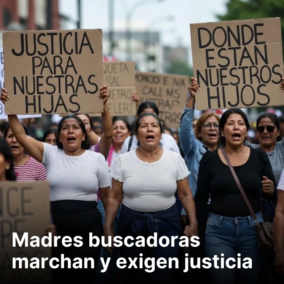 Madres buscadoras marchan y exigen justicia