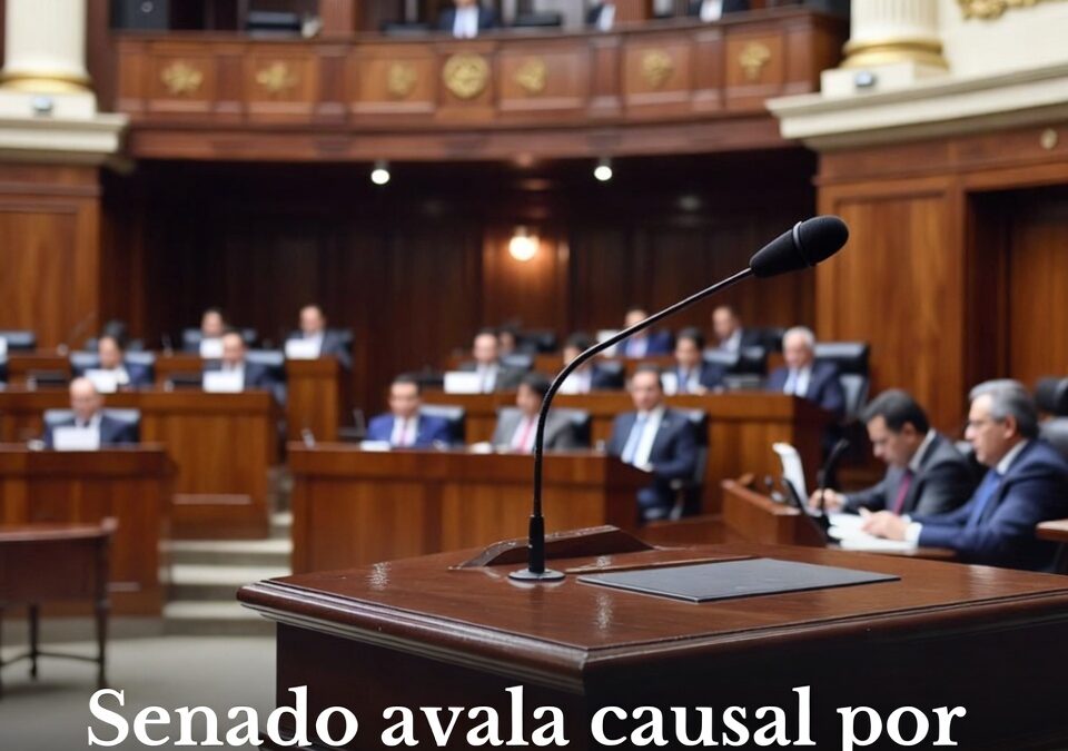 Senado avala causal por injerencia extranjera