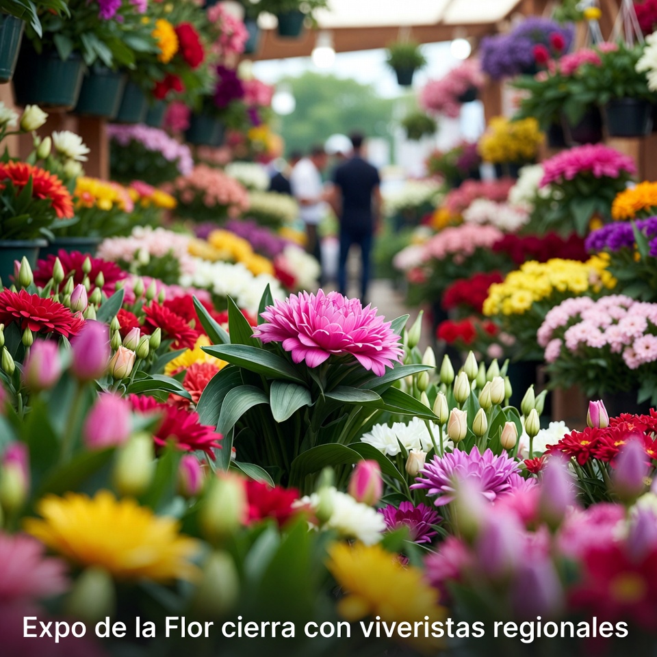 Expo de la Flor cierra con viveristas regionales