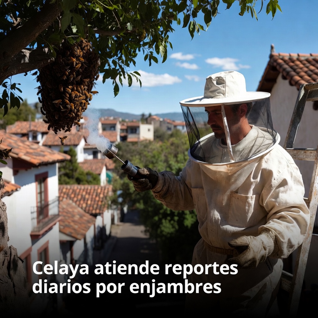 Celaya atiende reportes diarios por enjambres