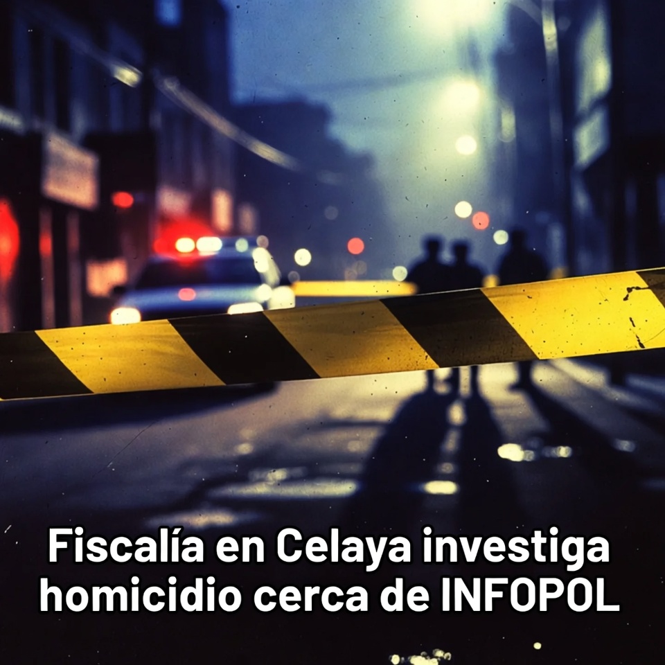 Fiscalía investiga homicidio cerca de Infopol