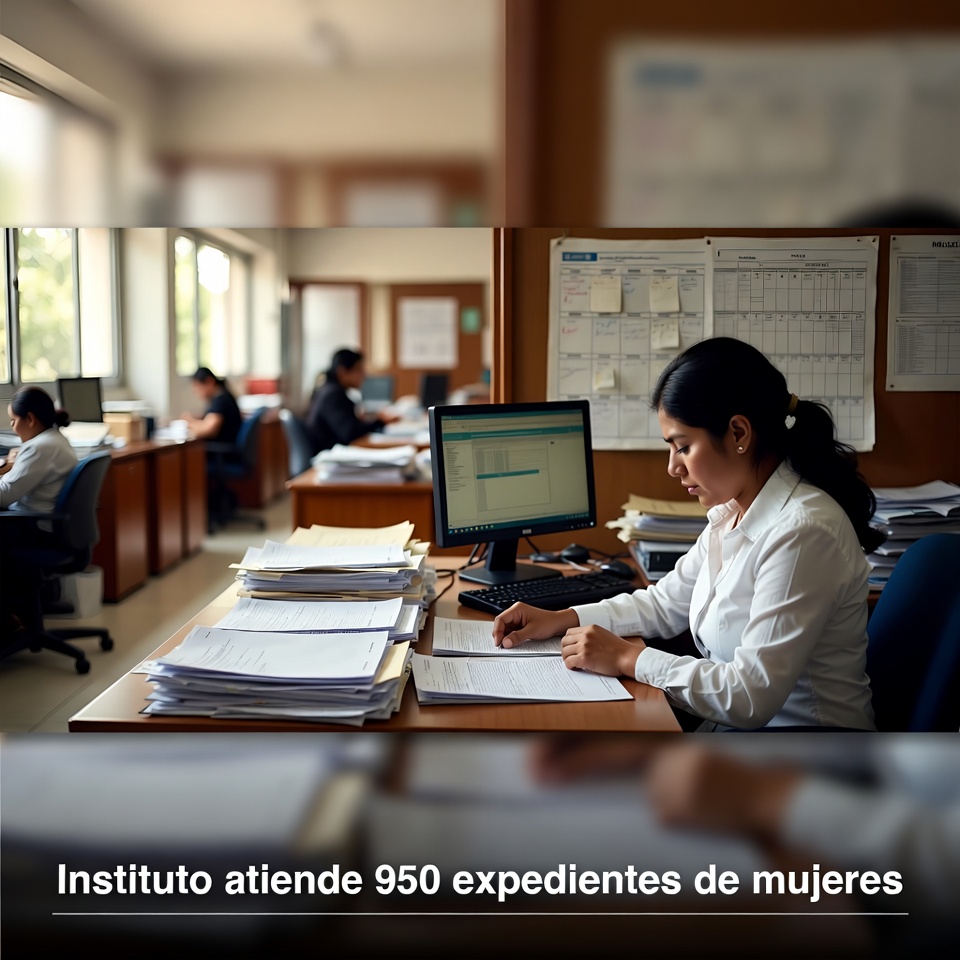 Instituto atiende 950 expedientes de mujeres