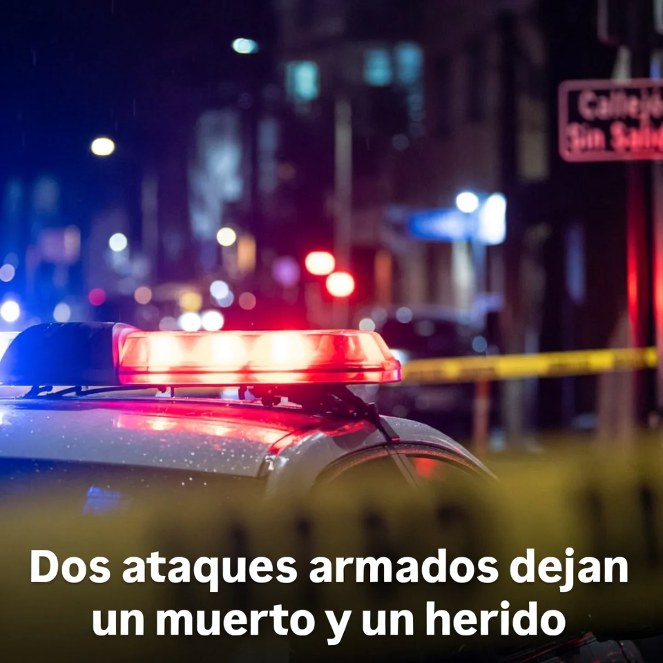 Dos ataques armados dejan un muerto y un herido