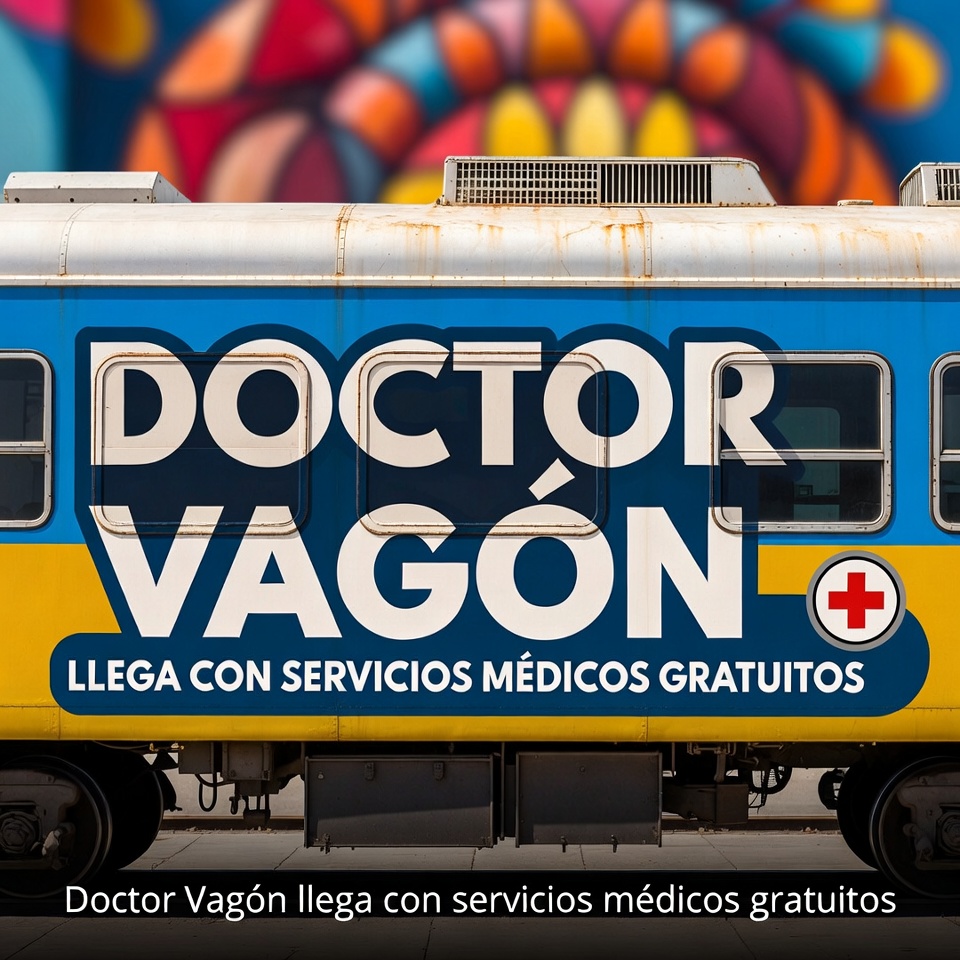Doctor Vagón llega con servicios médicos gratuitos