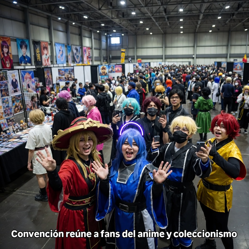 Convención reúne a fans del anime y coleccionismo