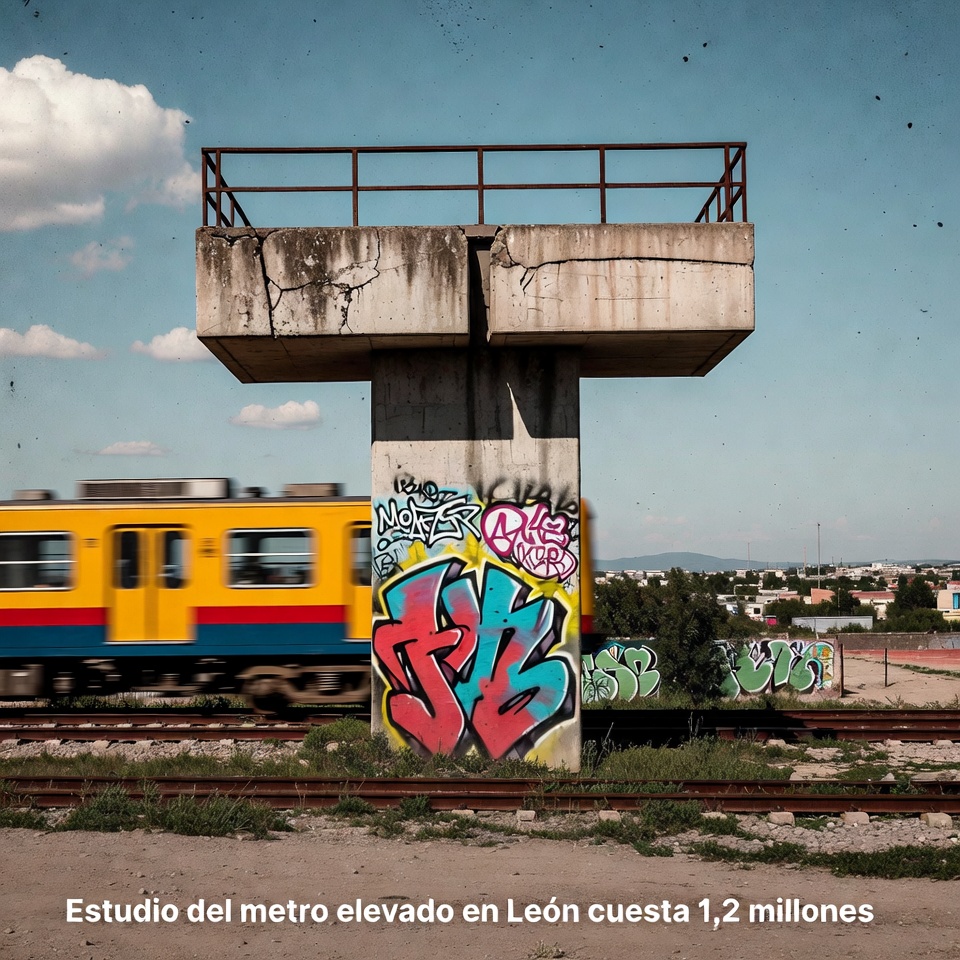 Estudio del metro elevado cuesta 1.2 millones
