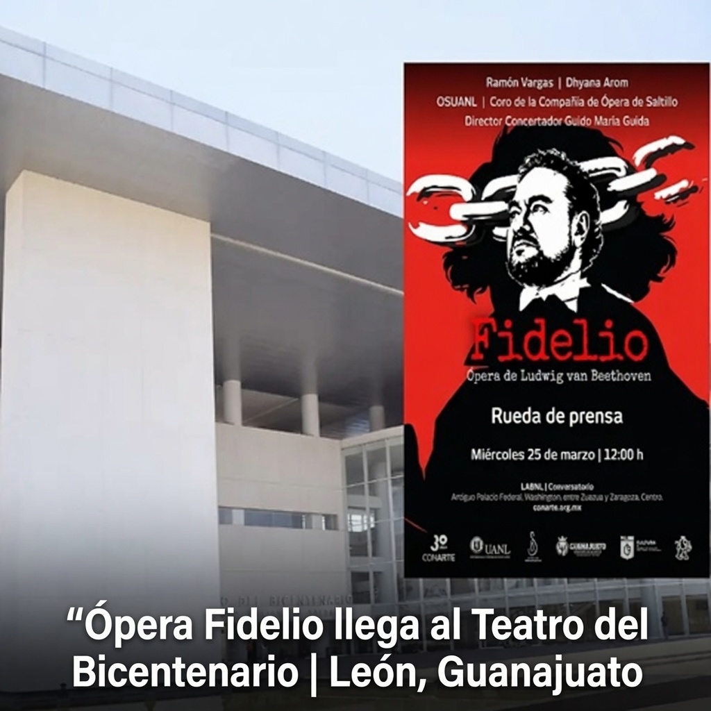 Ópera Fidelio llega al Teatro del Bicentenario | León, Guanajuato