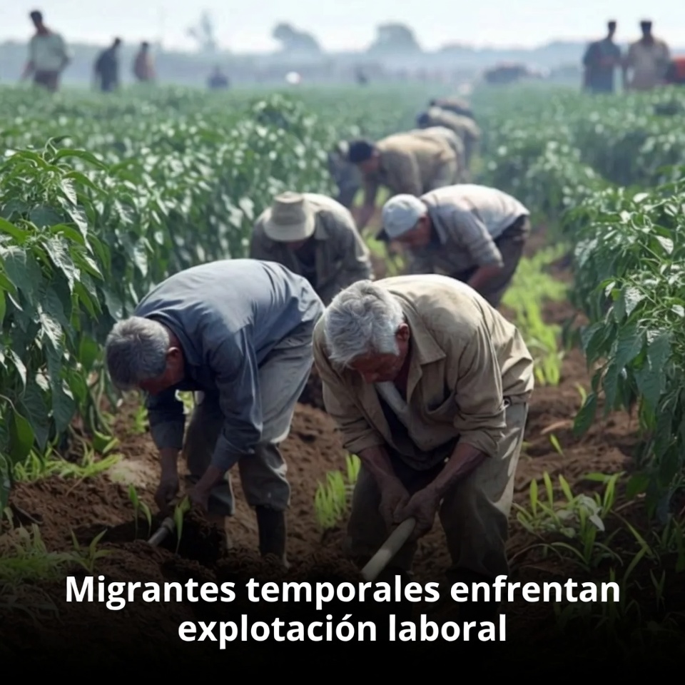 Migrantes temporales enfrentan explotación laboral