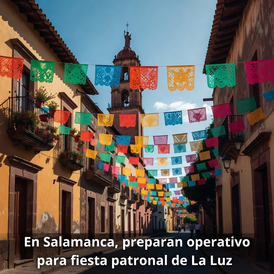 Preparan operativo para fiesta patronal