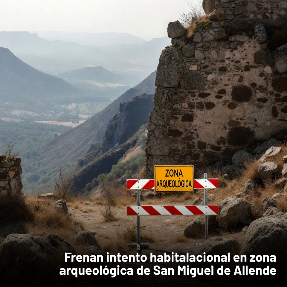 Frenan intento habitacional en zona arqueológica