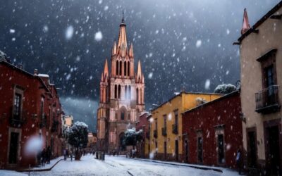 Granizada cubre de blanco San Miguel