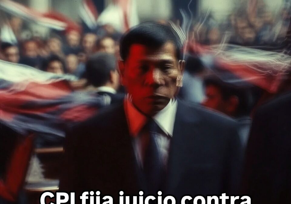 CPI fija juicio contra Rodrigo Duterte