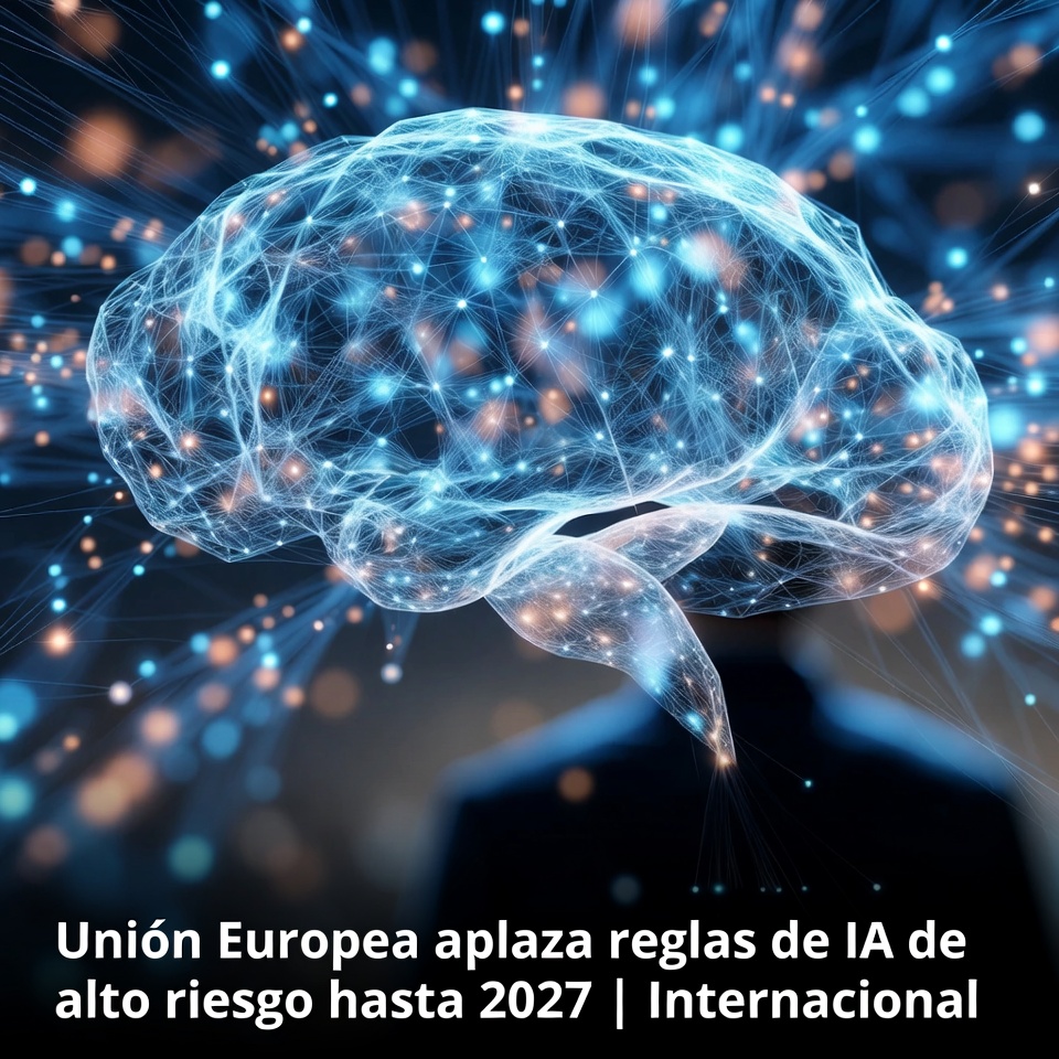 Unión Europea aplaza reglas de IA de alto riesgo hasta 2027