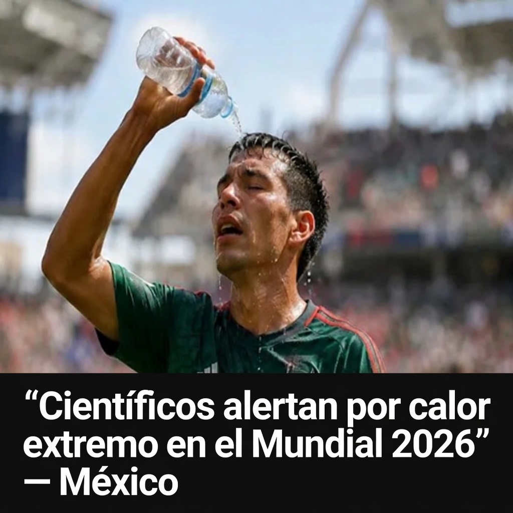 Científicos alertan por calor extremo en el Mundial 2026
