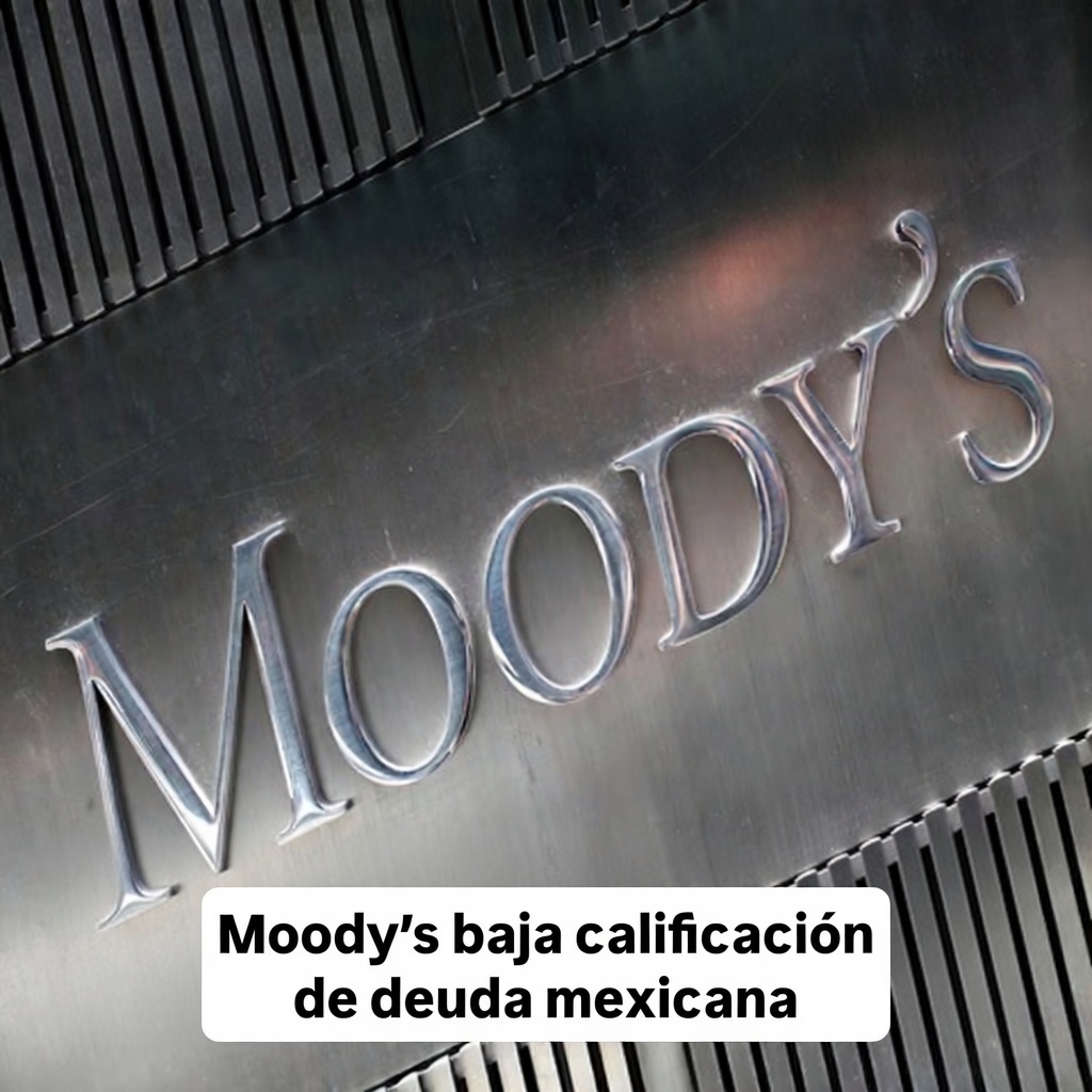 Moody’s baja calificación de deuda mexicana