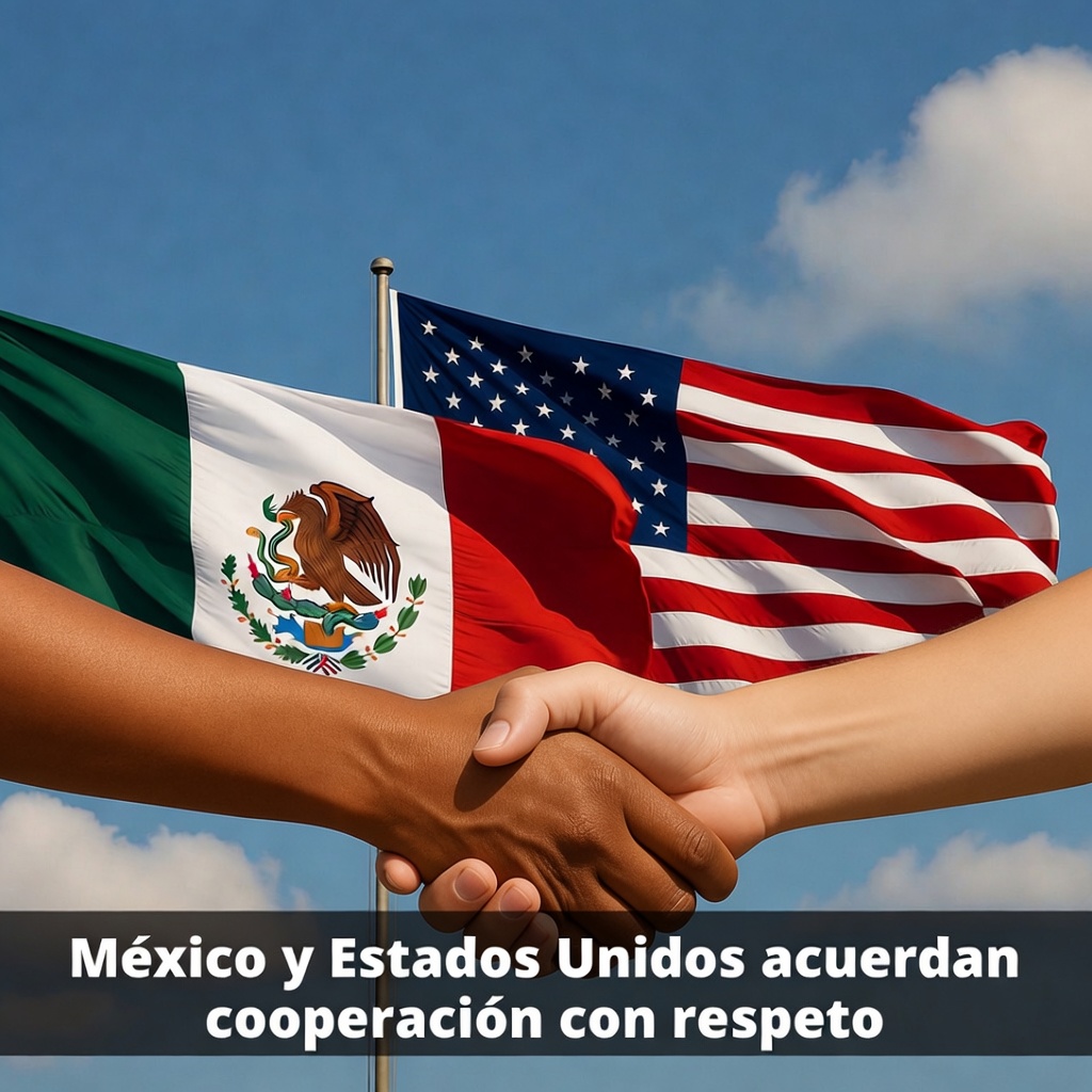 México y Estados Unidos acuerdan cooperación con respeto