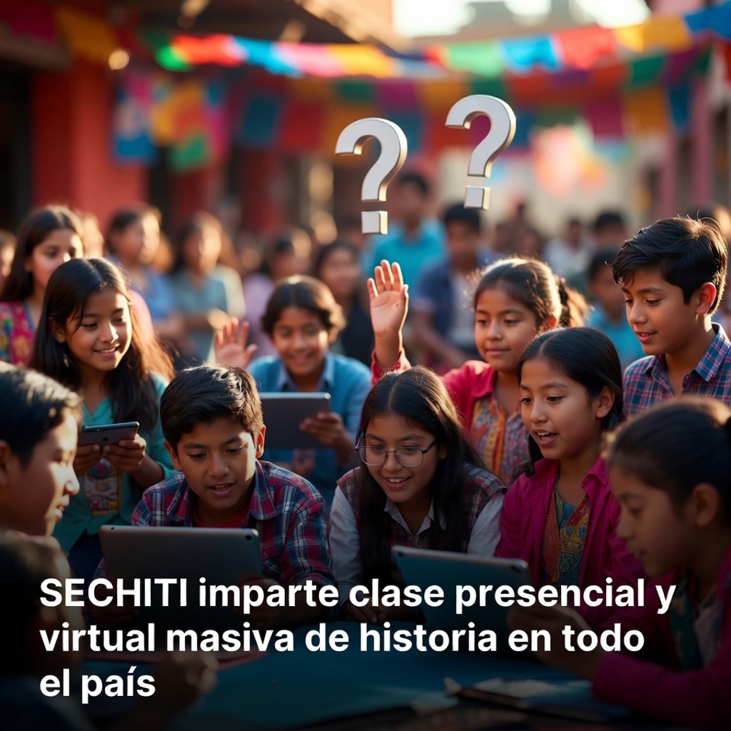 Secihti imparte clase masiva de historia