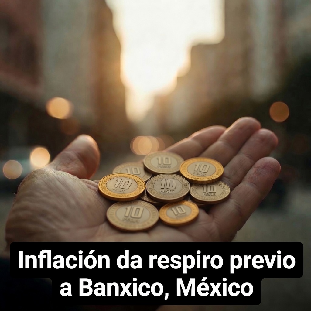 Inflación da respiro previo a Banxico