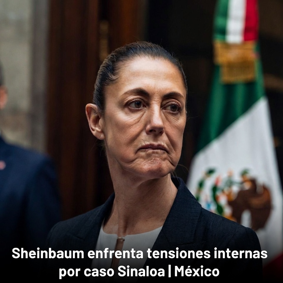 Sheinbaum enfrenta tensiones internas por caso Sinaloa