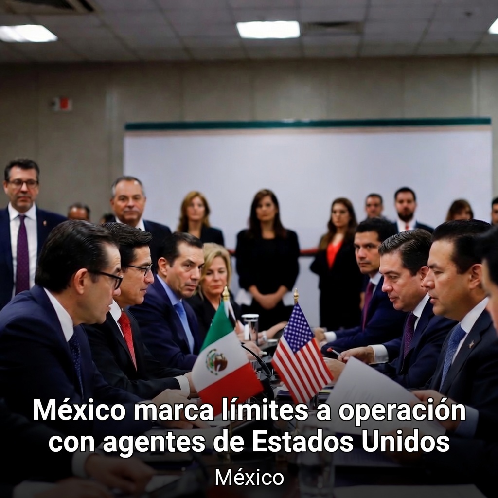 México marca límites a operación con agentes de Estados Unidos