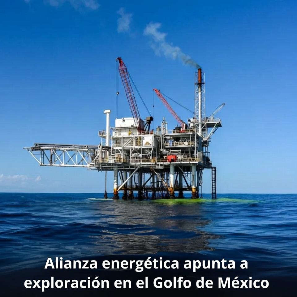 Alianza energética apunta a exploración en el Golfo de México