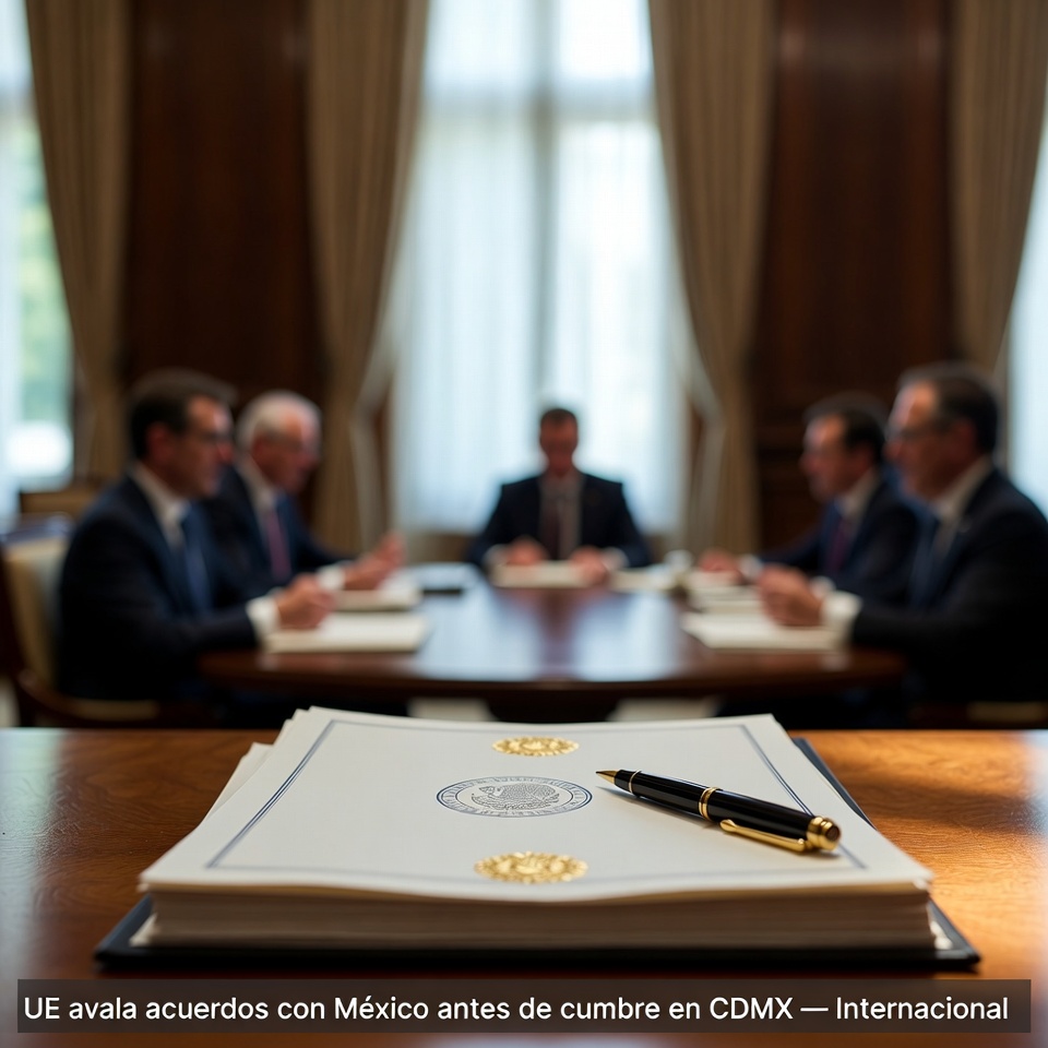 UE avala acuerdos con México antes de cumbre en CDMX