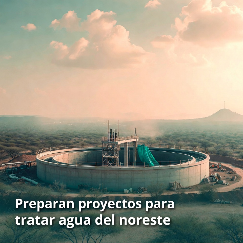 Preparan proyectos para tratar agua del noreste