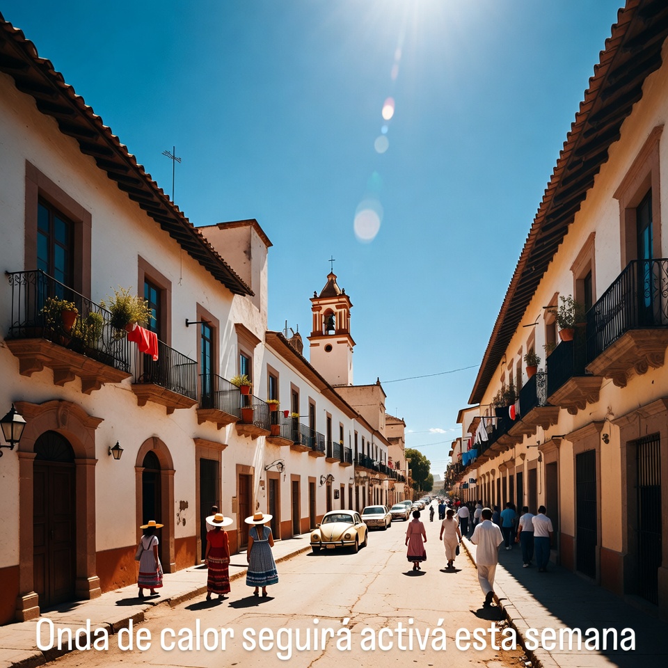 Onda de calor seguirá activa esta semana