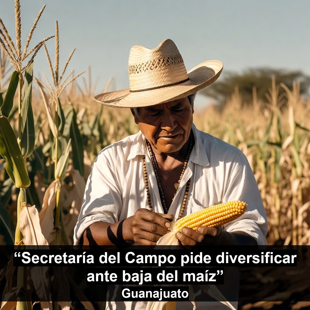 Secretaría del Campo pide diversificar ante baja del maíz
