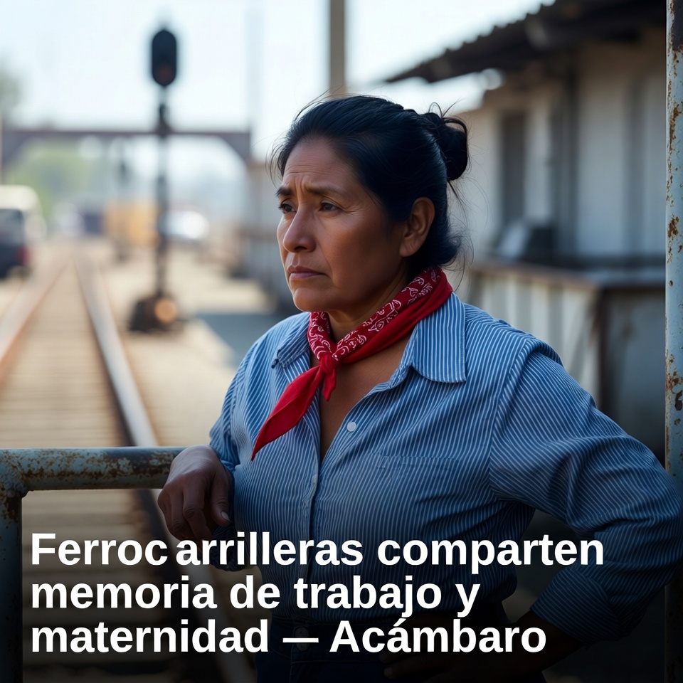 Ferrocarrileras comparten memoria de trabajo y maternidad