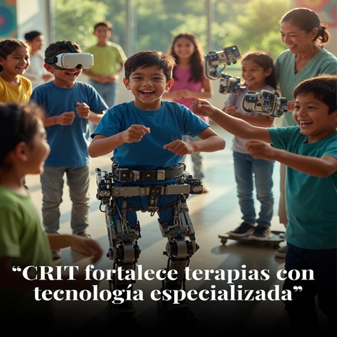 CRIT fortalece terapias con tecnología especializada
