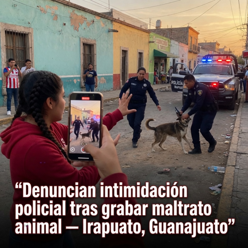 Denuncian intimidación policial tras grabar maltrato animal