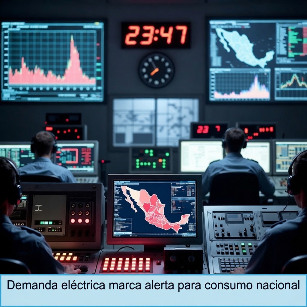 Demanda eléctrica marca alerta para consumo nacional