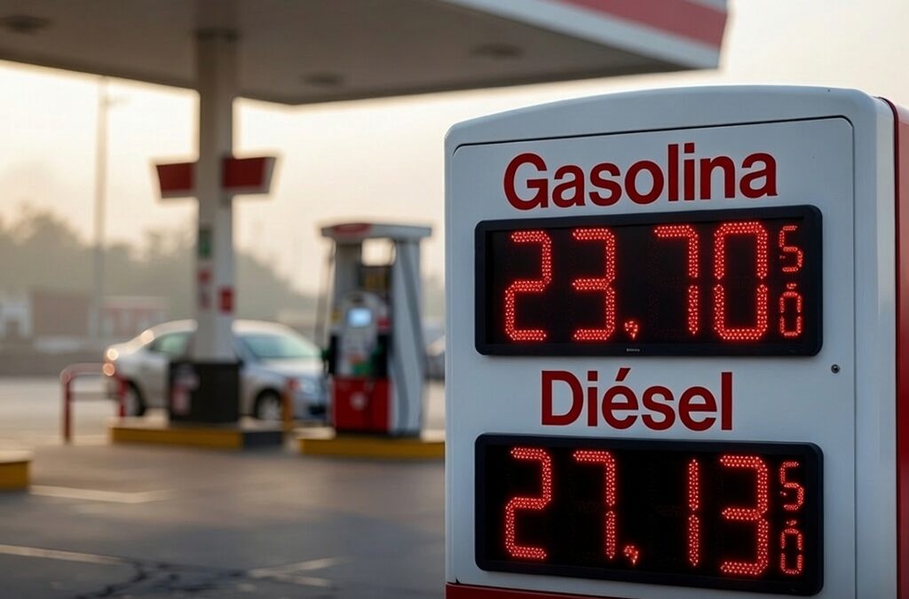 Gasolina y diésel presionan bolsillos mexicanos