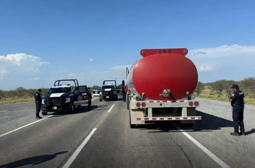 Aseguran pipa con más de 34 mil litros de hidrocarburo en Celaya