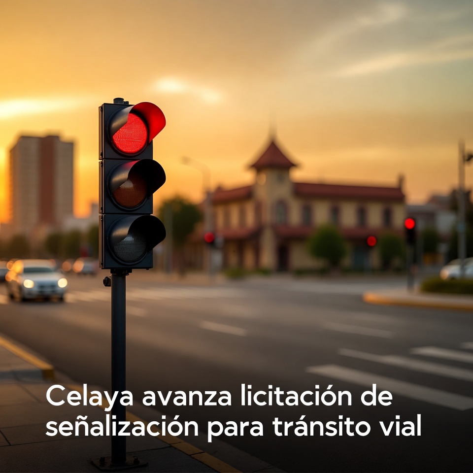 Celaya avanza licitación de señalización vial