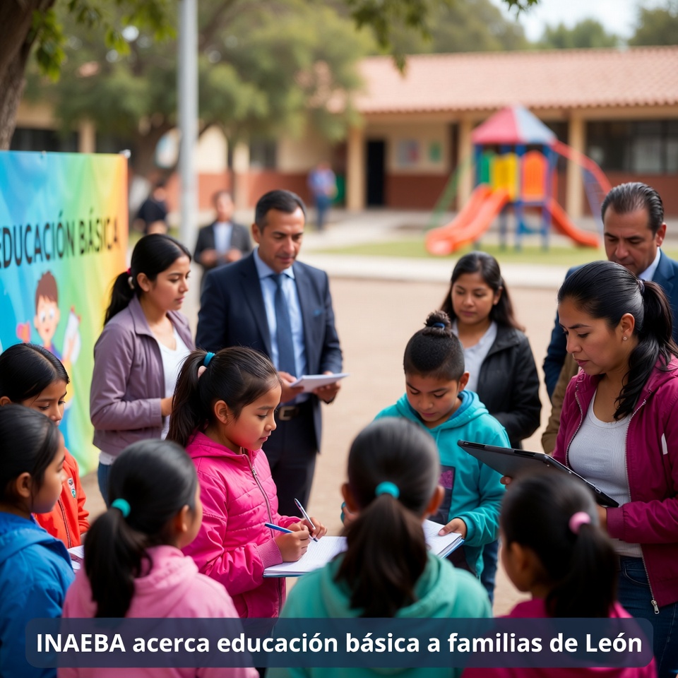 INAEBA acerca educación básica a familias de León