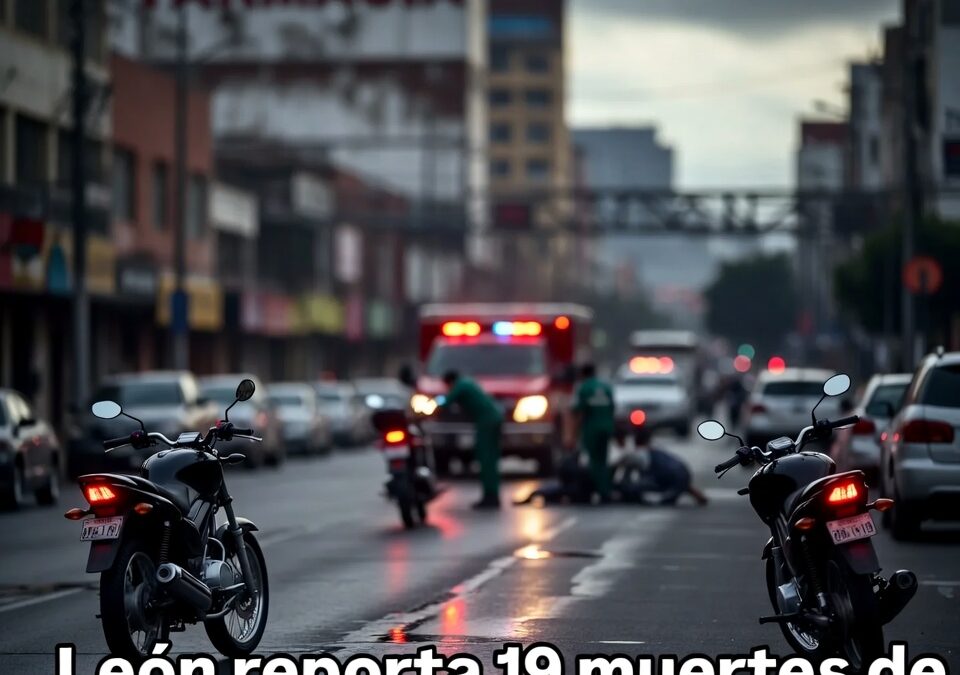 León reporta 19 muertes de motociclistas