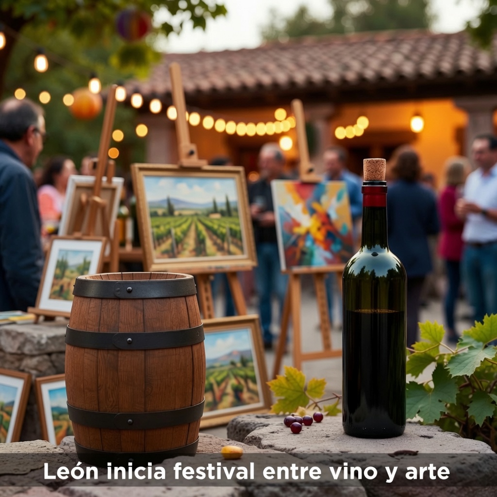 León inicia festival entre vino y arte