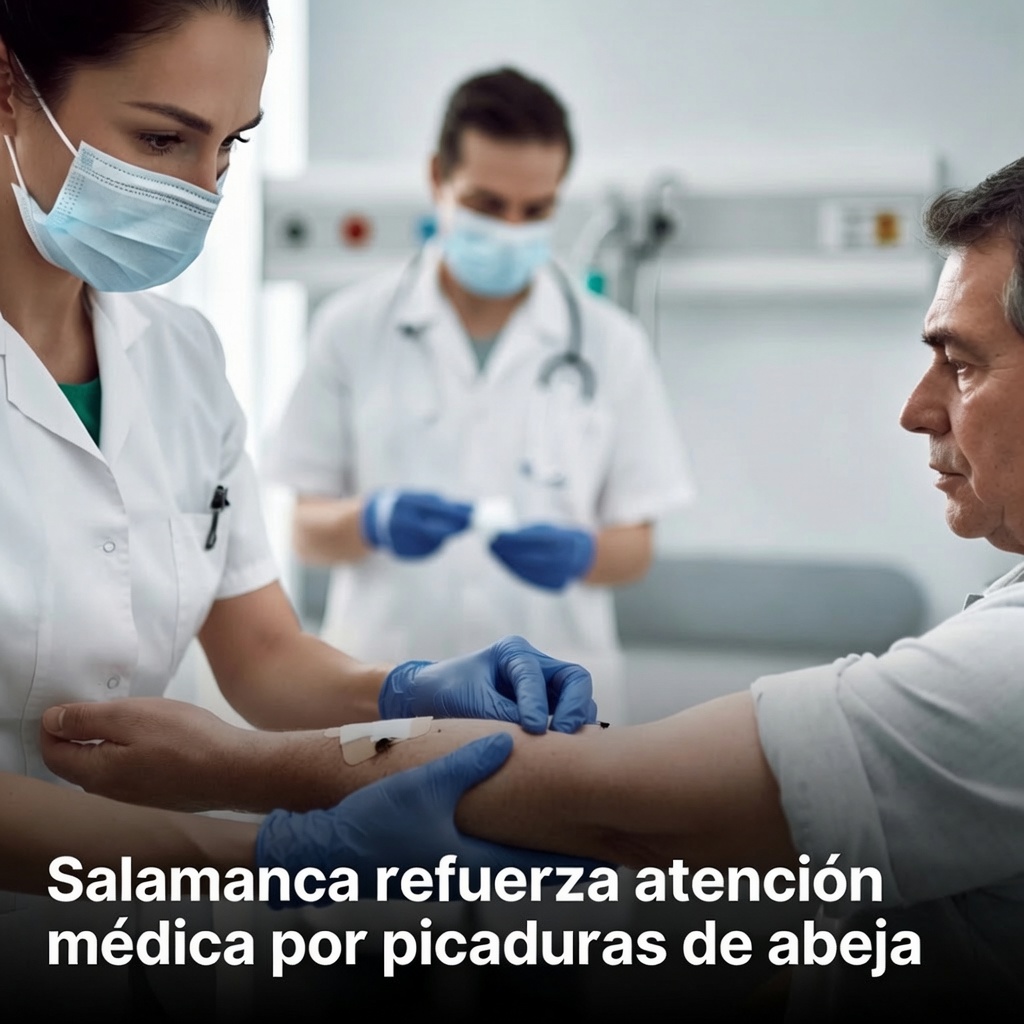 Salamanca refuerza atención médica por picaduras de abeja