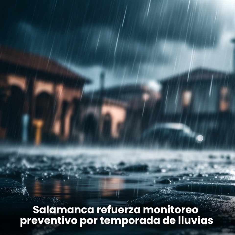 Salamanca refuerza monitoreo preventivo por temporada de lluvias