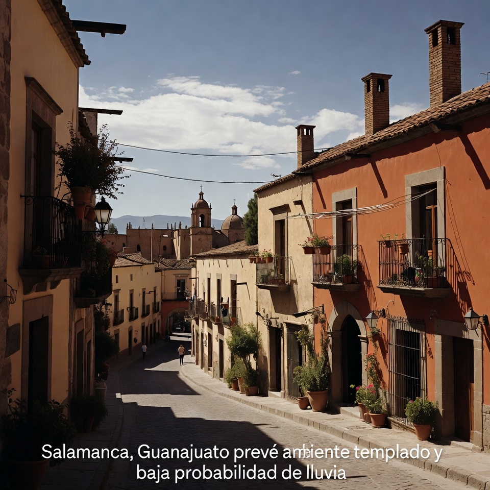 Salamanca prevé baja probabilidad de lluvia